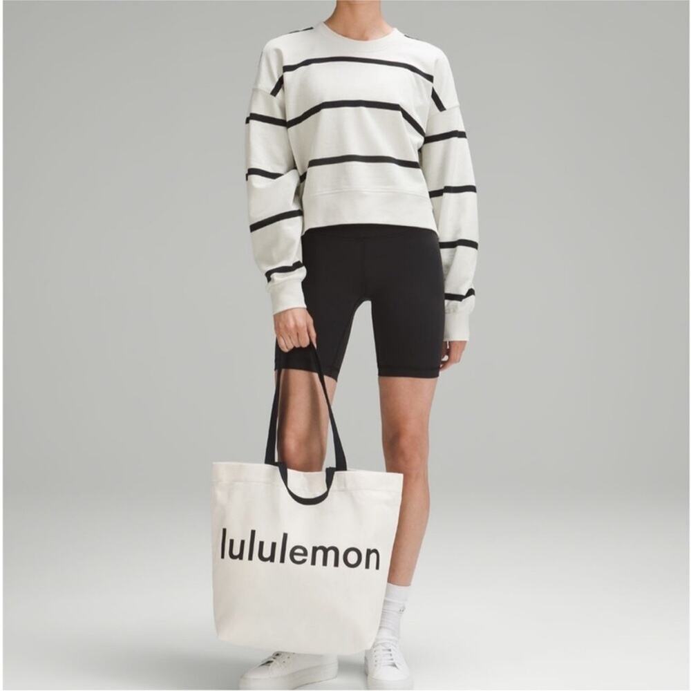 Lululemon Double Handle Canvas Tote NEW!